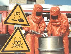 Feuerwehrübung Chemieunfall
