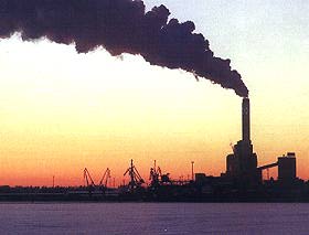 Schwedische Industrieanlage